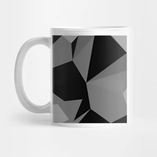 Black and White Cubist Design Mug